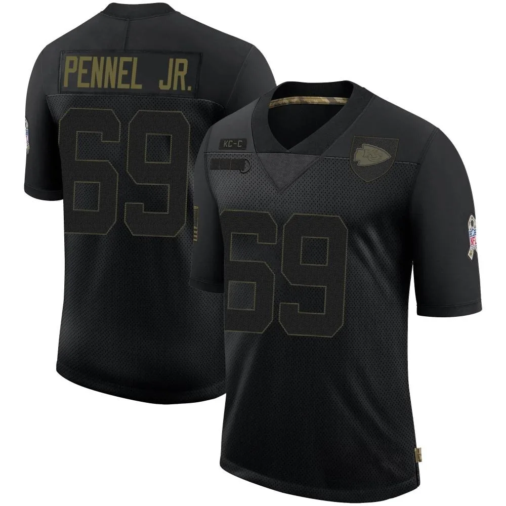 Men's Kansas City Chiefs Mike Pennel Jr. Nike 2020 Salute To Service Limited Black Jersey Men's Kansas City Chiefs Mike Pennel Jr. Nike 2020 Salute To Service Limited Black Jersey