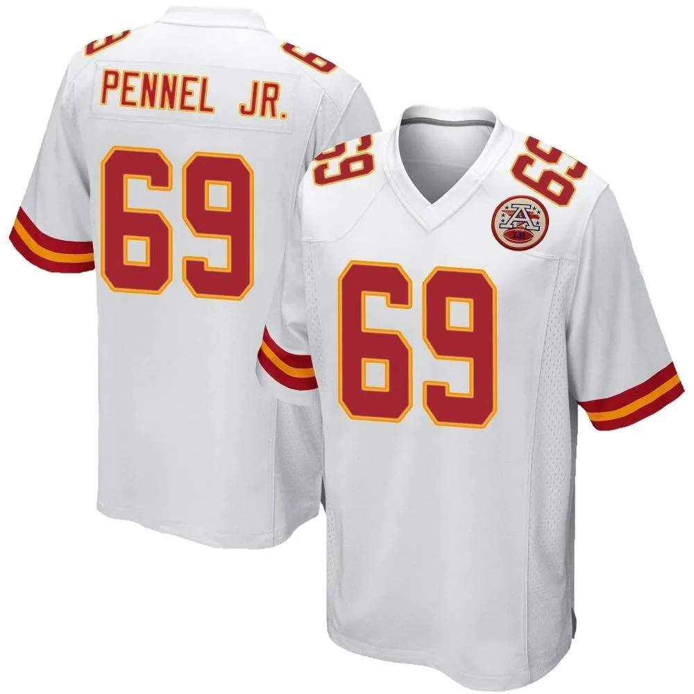 Men's Kansas City Chiefs Mike Pennel Jr. Nike Game White Jersey Men's Kansas City Chiefs Mike Pennel Jr. Nike Game White Jersey