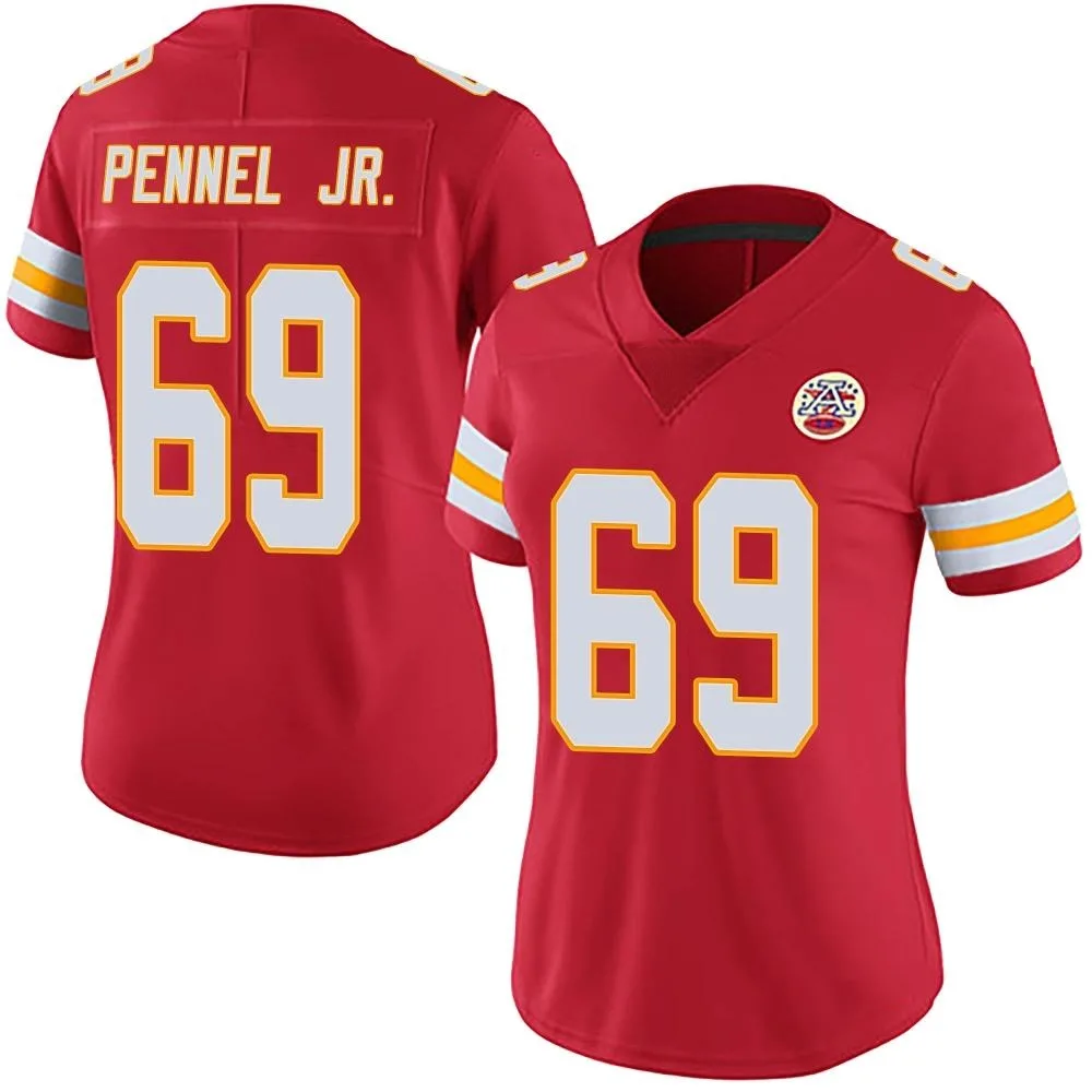 Women's Kansas City Chiefs Mike Pennel Jr. Nike Team Color Vapor Untouchable Limited Red Jersey Women's Kansas City Chiefs Mike Pennel Jr. Nike Team Color Vapor Untouchable Limited Red Jersey