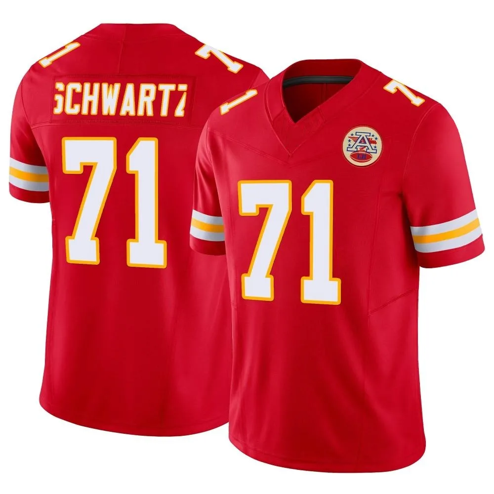 Men's Kansas City Chiefs Mitchell Schwartz Nike Vapor F.U.S.E. Limited Red Jersey Men's Kansas City Chiefs Mitchell Schwartz Nike Vapor F.U.S.E. Limited Red Jersey