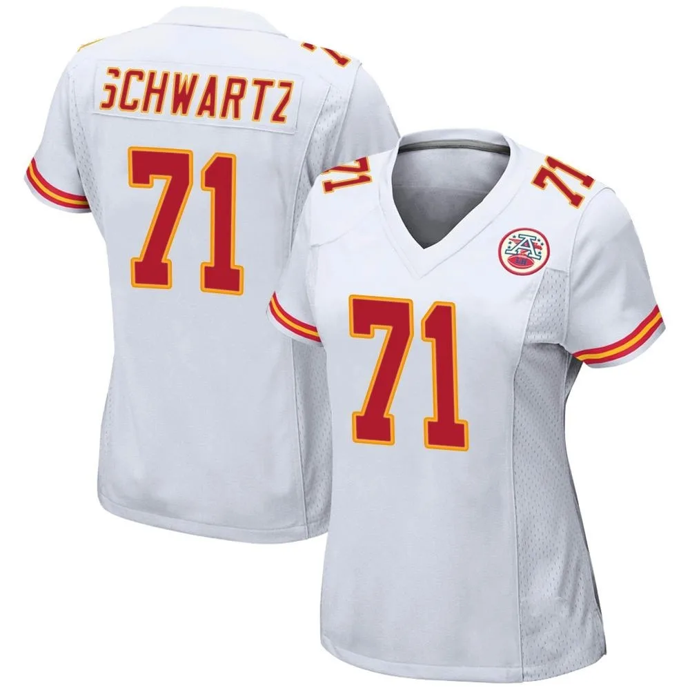 Women's Kansas City Chiefs Mitchell Schwartz Nike Game White Jersey Women's Kansas City Chiefs Mitchell Schwartz Nike Game White Jersey