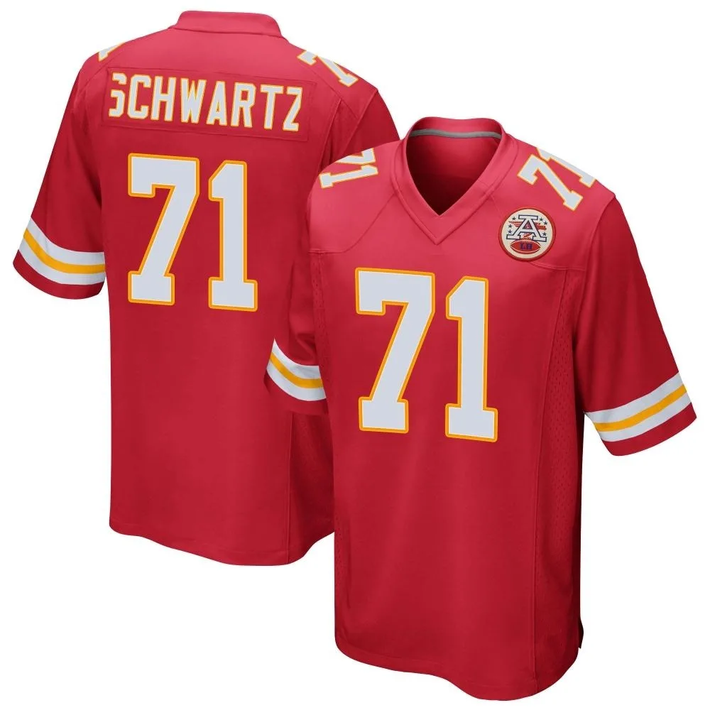 Youth Kansas City Chiefs Mitchell Schwartz Nike Team Color Game Red Jersey Youth Kansas City Chiefs Mitchell Schwartz Nike Team Color Game Red Jersey