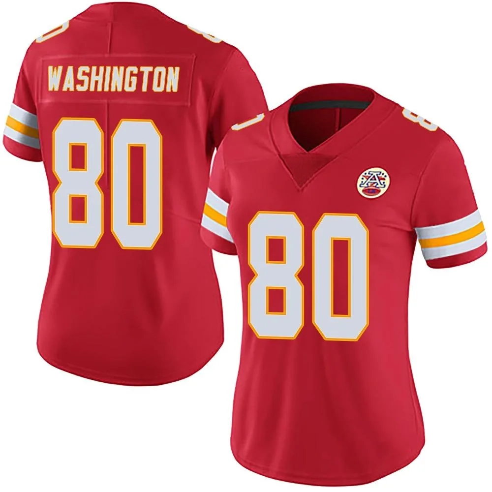 Women's Kansas City Chiefs Montrell Washington Nike Team Color Vapor Untouchable Limited Red Jersey Women's Kansas City Chiefs Montrell Washington Nike Team Color Vapor Untouchable Limited Red Jersey