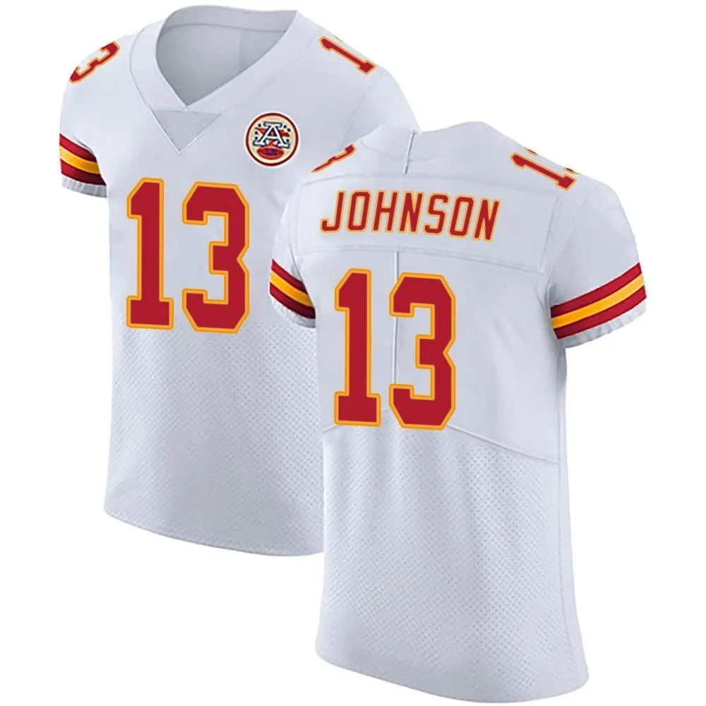 Men's Kansas City Chiefs Nazeeh Johnson Nike Vapor Untouchable Elite White Jersey Men's Kansas City Chiefs Nazeeh Johnson Nike Vapor Untouchable Elite White Jersey