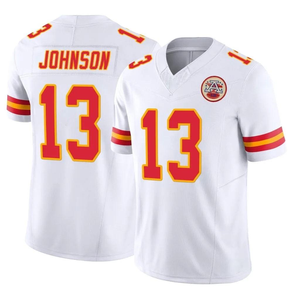 Youth Kansas City Chiefs Nazeeh Johnson Nike Vapor F.U.S.E. Limited White Jersey Youth Kansas City Chiefs Nazeeh Johnson Nike Vapor F.U.S.E. Limited White Jersey