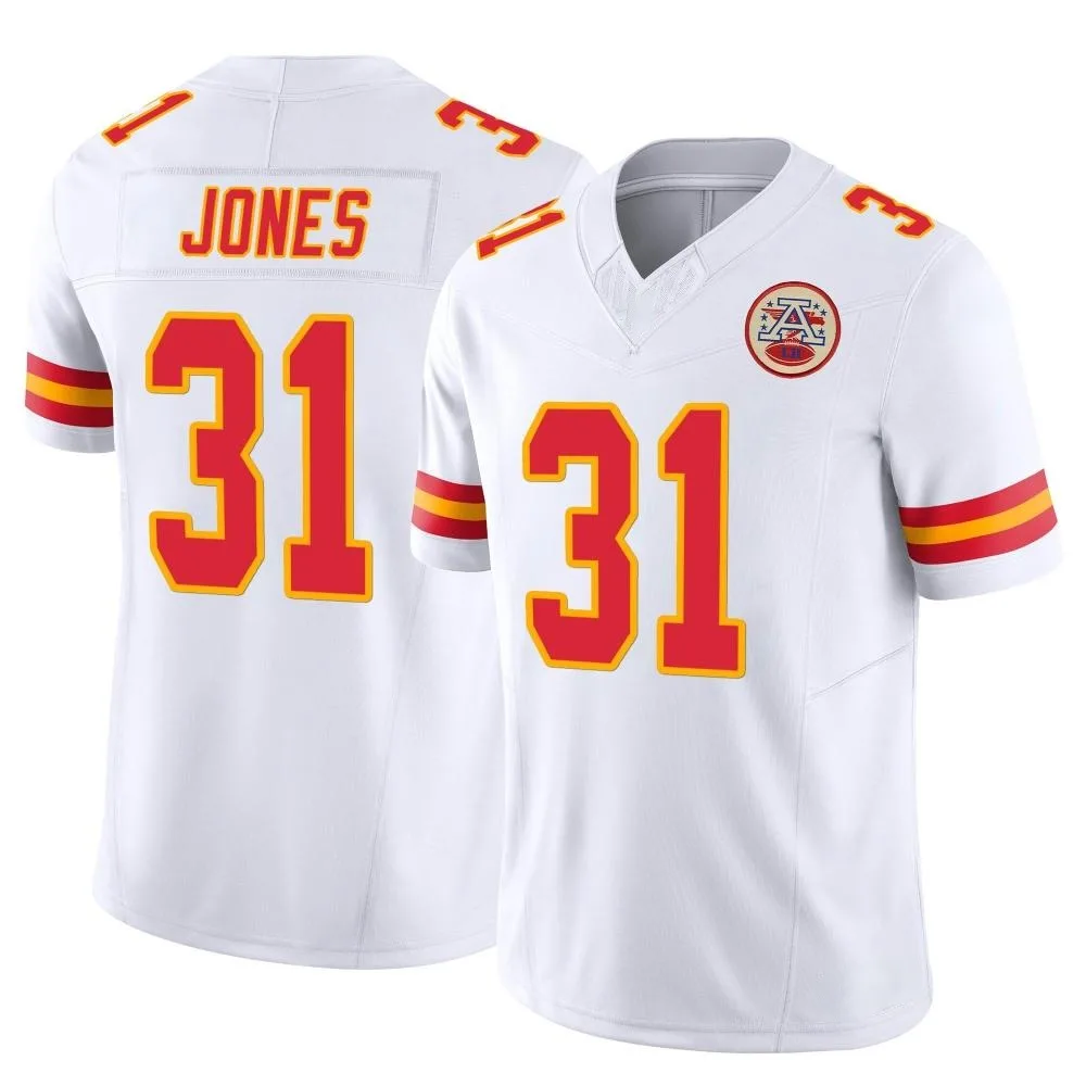 Youth Kansas City Chiefs Nic Jones Nike Vapor F.U.S.E. Limited White Jersey Youth Kansas City Chiefs Nic Jones Nike Vapor F.U.S.E. Limited White Jersey