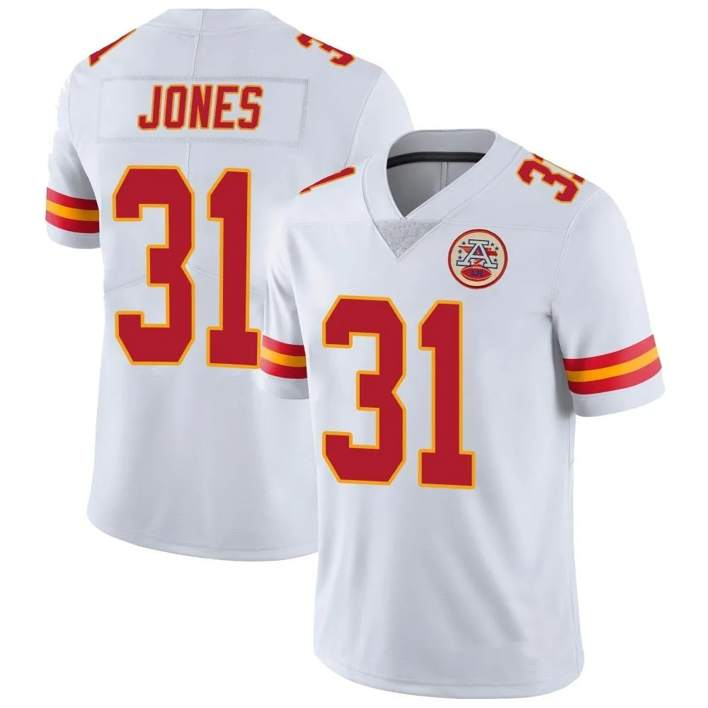 Youth Kansas City Chiefs Nic Jones Nike Vapor Untouchable Limited White Jersey Youth Kansas City Chiefs Nic Jones Nike Vapor Untouchable Limited White Jersey