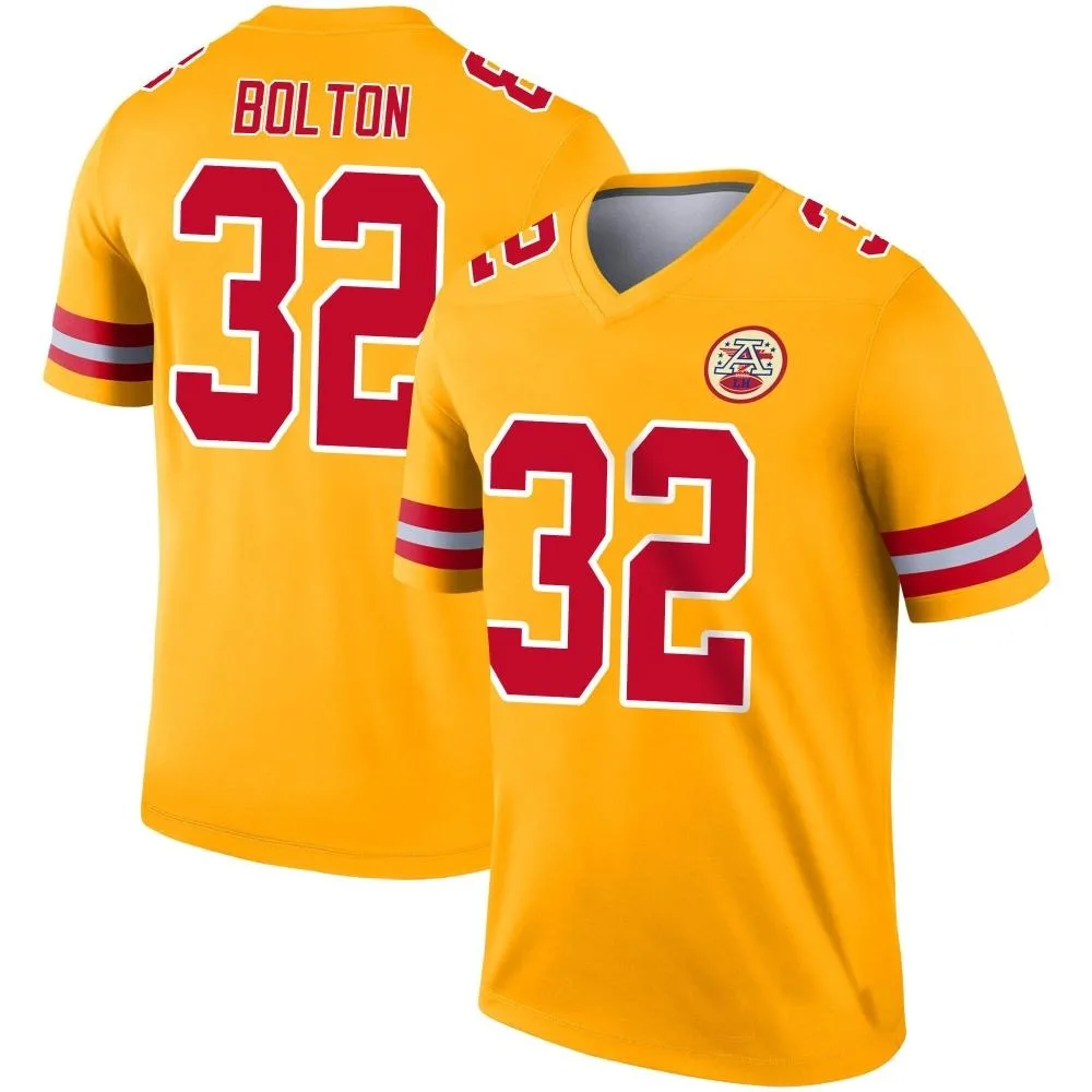 Youth Kansas City Chiefs Nick Bolton Nike Inverted Legend Gold Jersey Youth Kansas City Chiefs Nick Bolton Nike Inverted Legend Gold Jersey