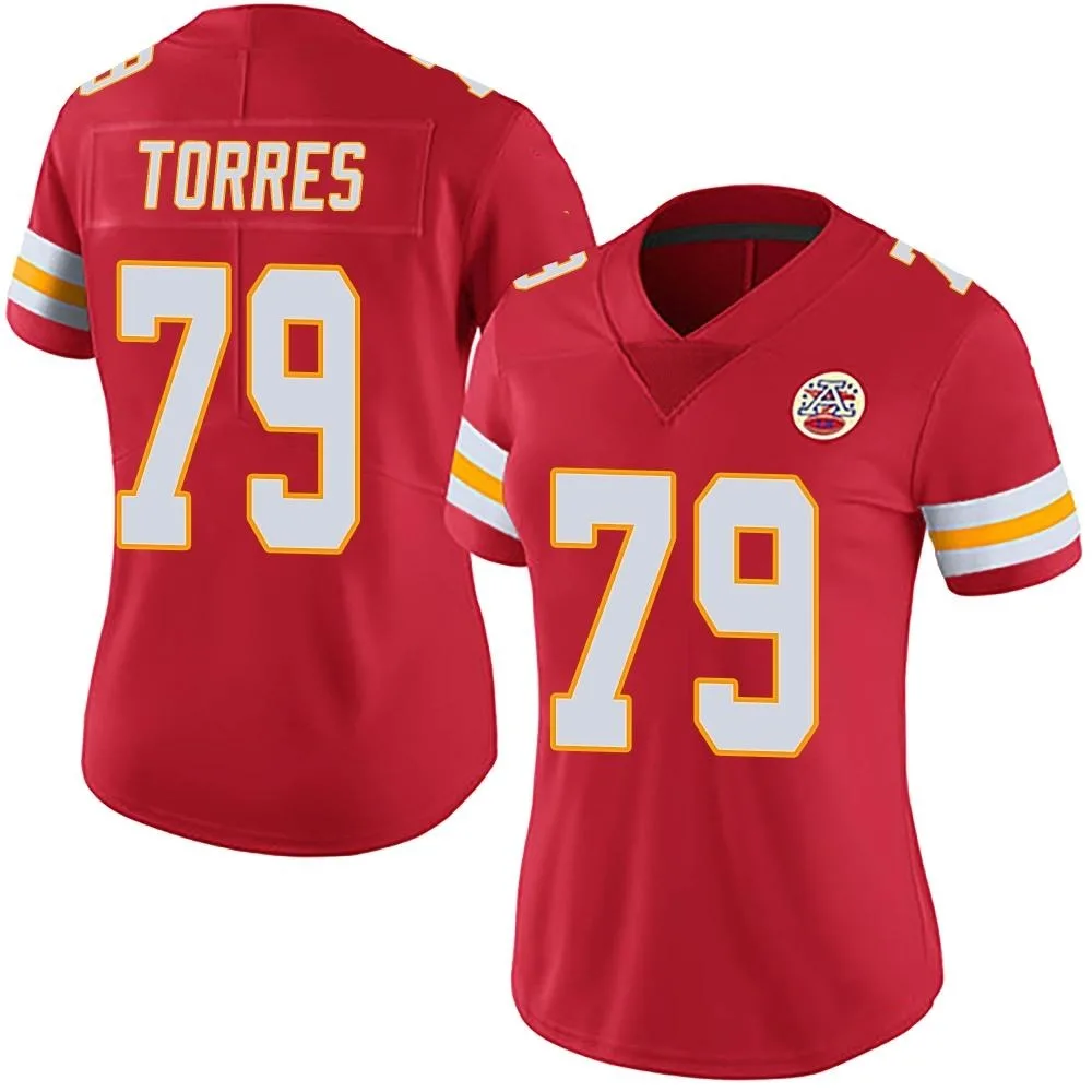 Women's Kansas City Chiefs Nick Torres Nike Team Color Vapor Untouchable Limited Red Jersey Women's Kansas City Chiefs Nick Torres Nike Team Color Vapor Untouchable Limited Red Jersey