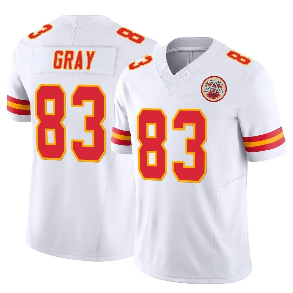 Men's Kansas City Chiefs Noah Gray Nike Vapor F.U.S.E. Limited White Jersey Men's Kansas City Chiefs Noah Gray Nike Vapor F.U.S.E. Limited White Jersey