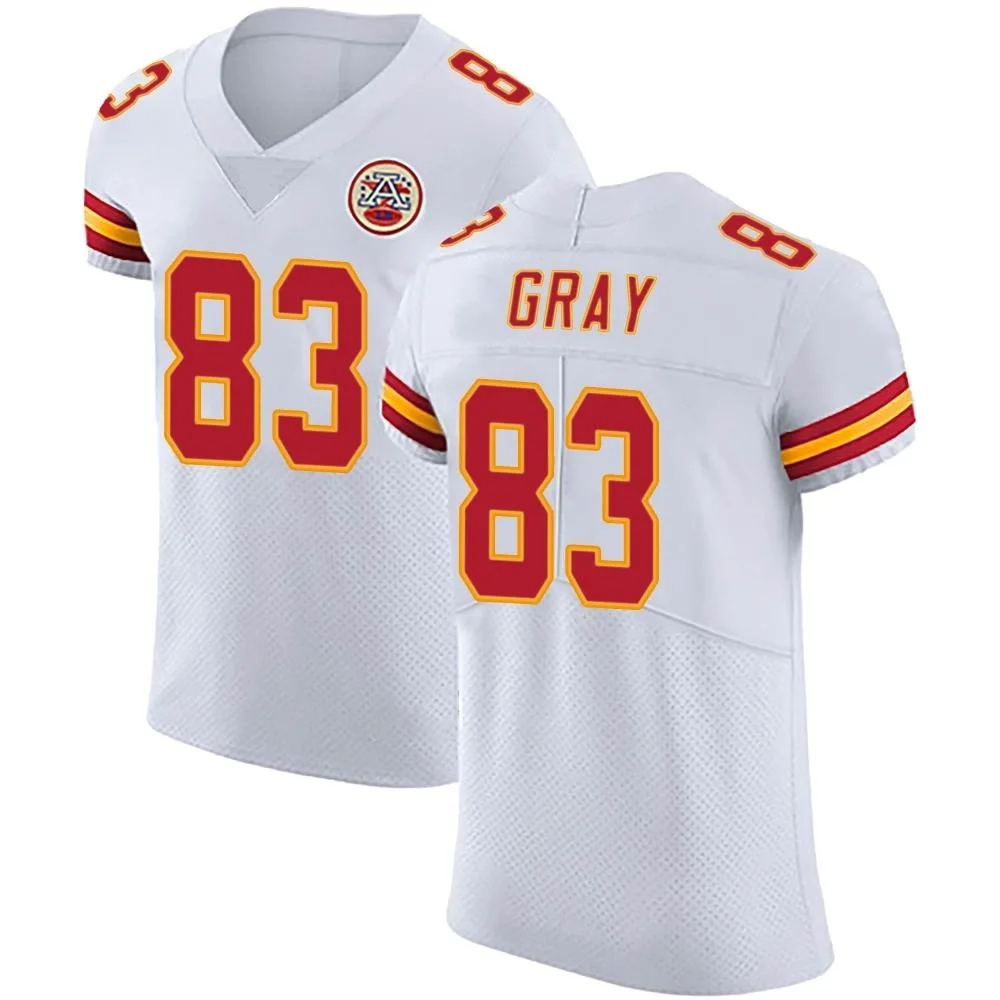 Men's Kansas City Chiefs Noah Gray Nike Vapor Untouchable Elite White Jersey Men's Kansas City Chiefs Noah Gray Nike Vapor Untouchable Elite White Jersey