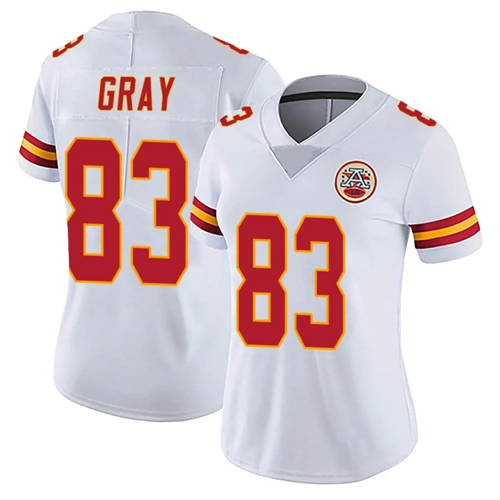 Women's Kansas City Chiefs Noah Gray Nike Vapor Untouchable Limited White Jersey Women's Kansas City Chiefs Noah Gray Nike Vapor Untouchable Limited White Jersey