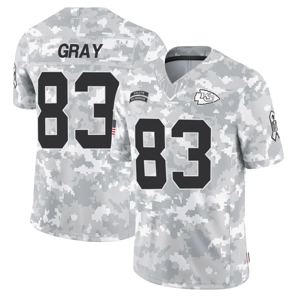 Youth Kansas City Chiefs Noah Gray Nike 2024 Salute to Service Limited Arctic Camo Jersey Youth Kansas City Chiefs Noah Gray Nike 2024 Salute to Service Limited Arctic Camo Jersey