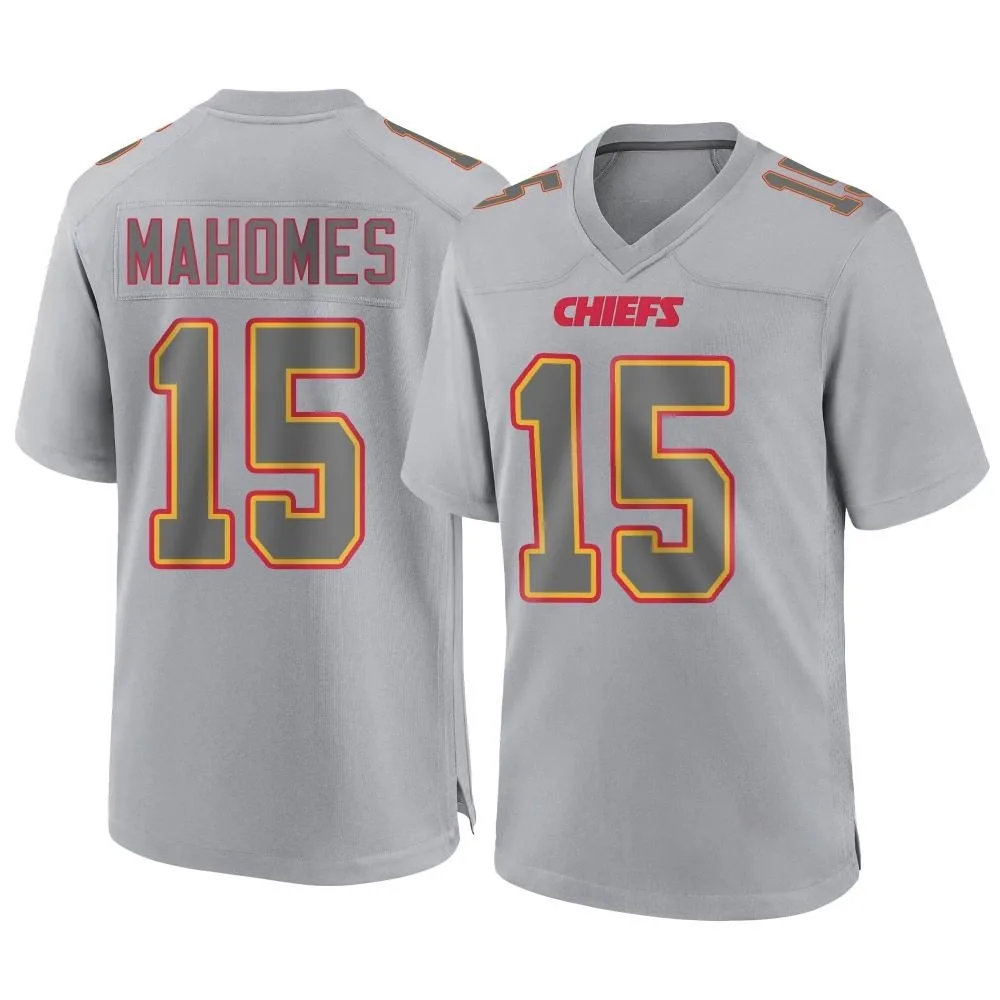 Men's Kansas City Chiefs Patrick Mahomes Nike Atmosphere Fashion Game Gray Jersey Men's Kansas City Chiefs Patrick Mahomes Nike Atmosphere Fashion Game Gray Jersey