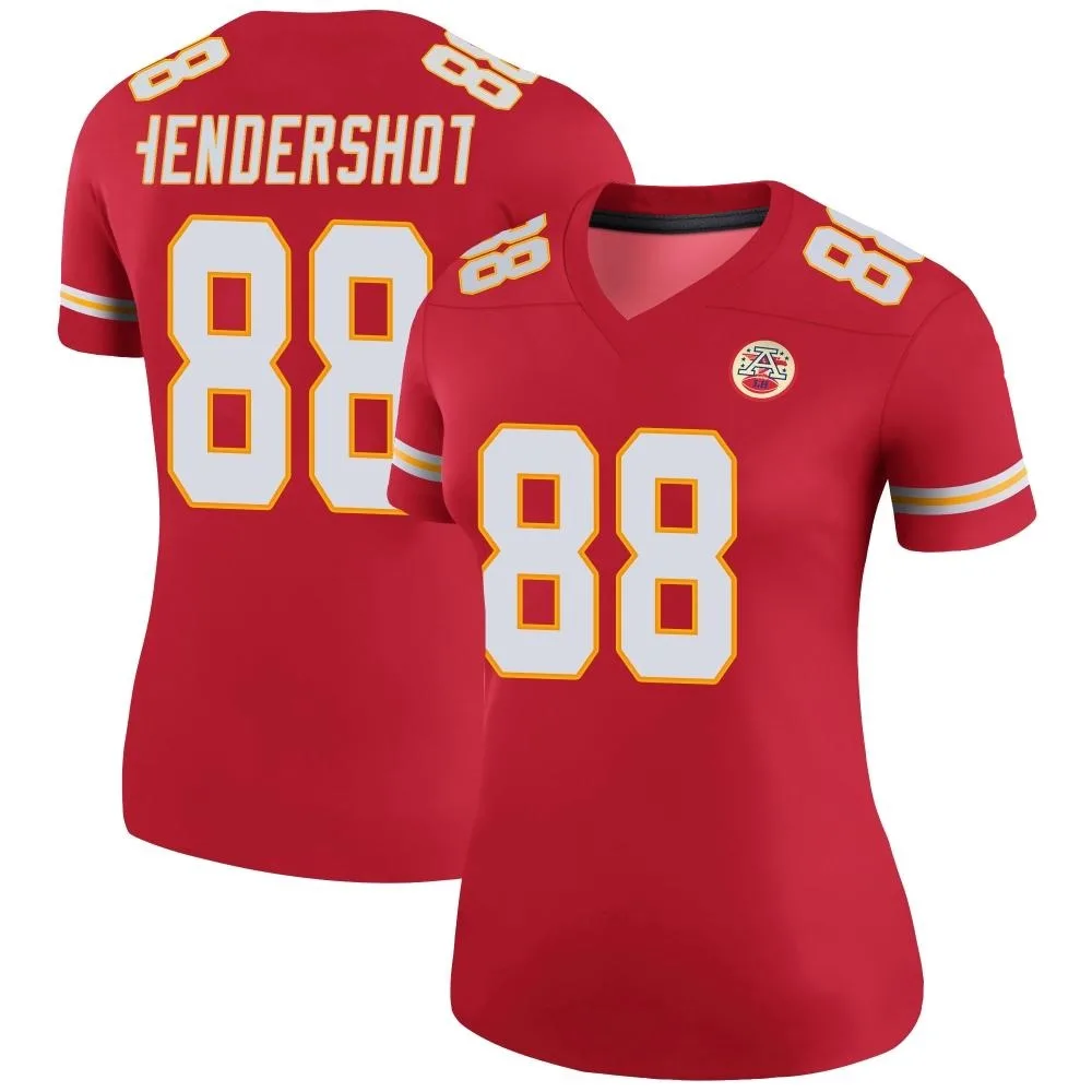 Women's Kansas City Chiefs Peyton Hendershot Nike Color Rush Legend Red Jersey Women's Kansas City Chiefs Peyton Hendershot Nike Color Rush Legend Red Jersey