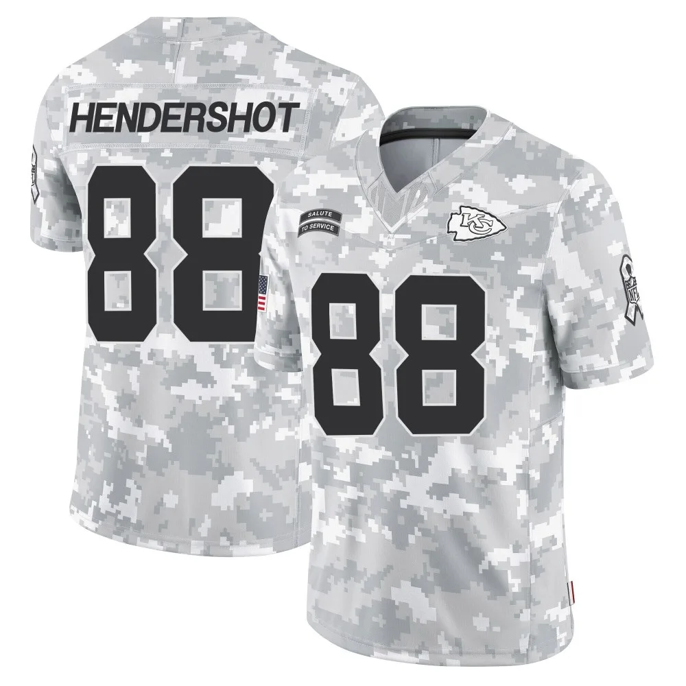 Youth Kansas City Chiefs Peyton Hendershot Nike 2024 Salute to Service Limited Arctic Camo Jersey Youth Kansas City Chiefs Peyton Hendershot Nike 2024 Salute to Service Limited Arctic Camo Jersey