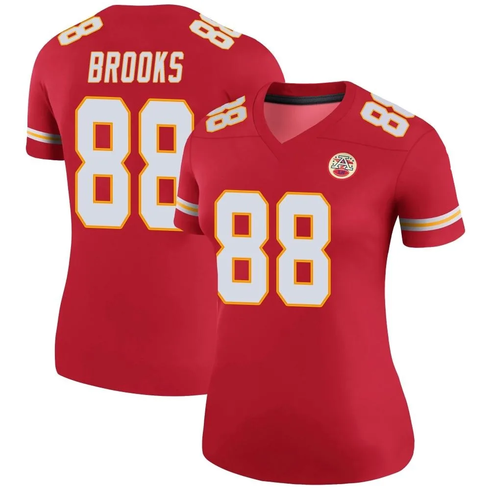 Women's Kansas City Chiefs Phillip Brooks Nike Color Rush Legend Red Jersey Women's Kansas City Chiefs Phillip Brooks Nike Color Rush Legend Red Jersey