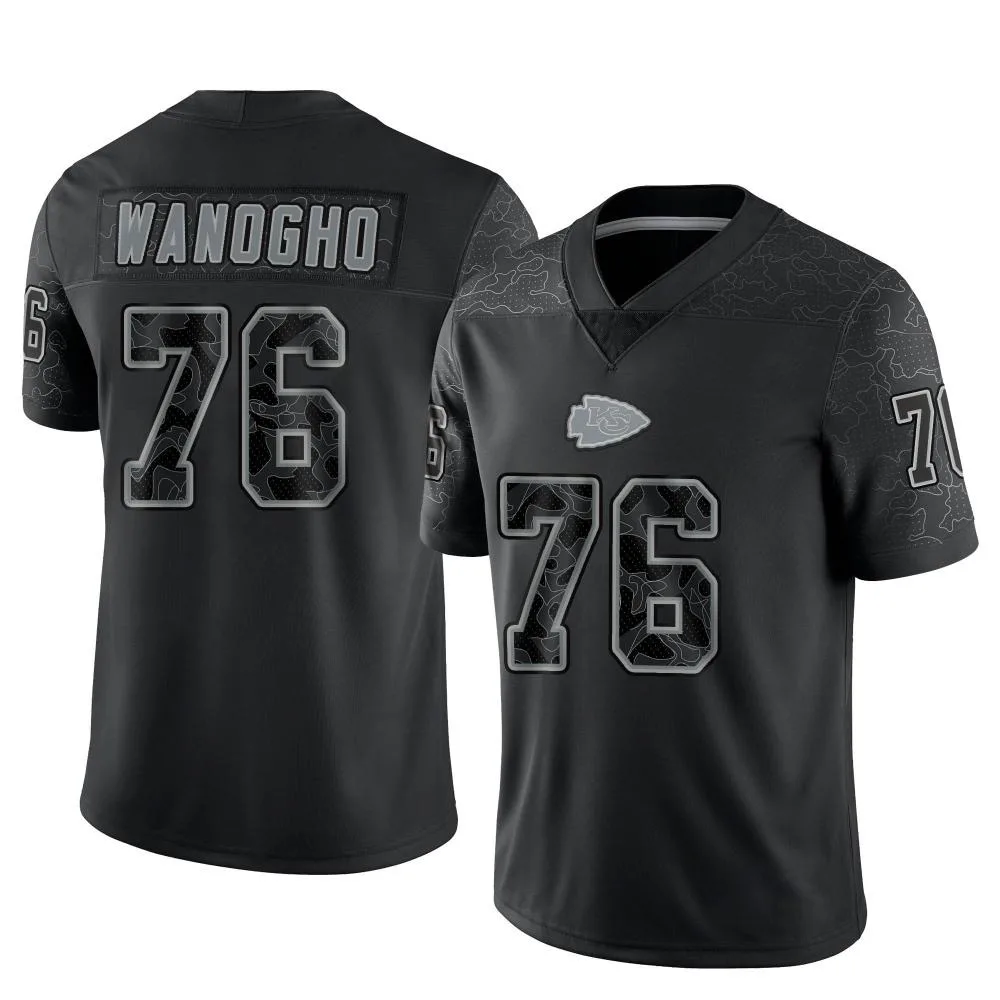 Men's Kansas City Chiefs Prince Tega Wanogho Nike Reflective Limited Black Jersey Men's Kansas City Chiefs Prince Tega Wanogho Nike Reflective Limited Black Jersey