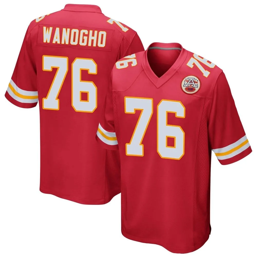 Men's Kansas City Chiefs Prince Tega Wanogho Nike Team Color Game Red Jersey Men's Kansas City Chiefs Prince Tega Wanogho Nike Team Color Game Red Jersey