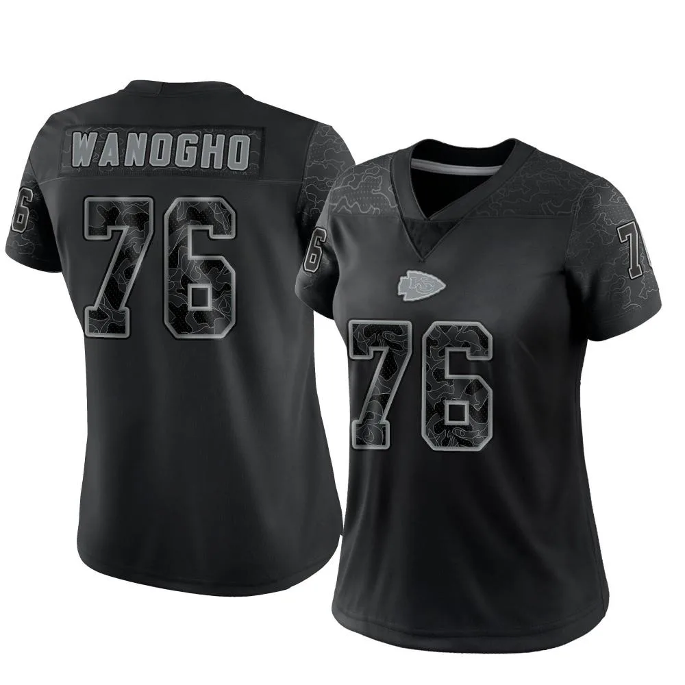 Women's Kansas City Chiefs Prince Tega Wanogho Nike Reflective Limited Black Jersey Women's Kansas City Chiefs Prince Tega Wanogho Nike Reflective Limited Black Jersey