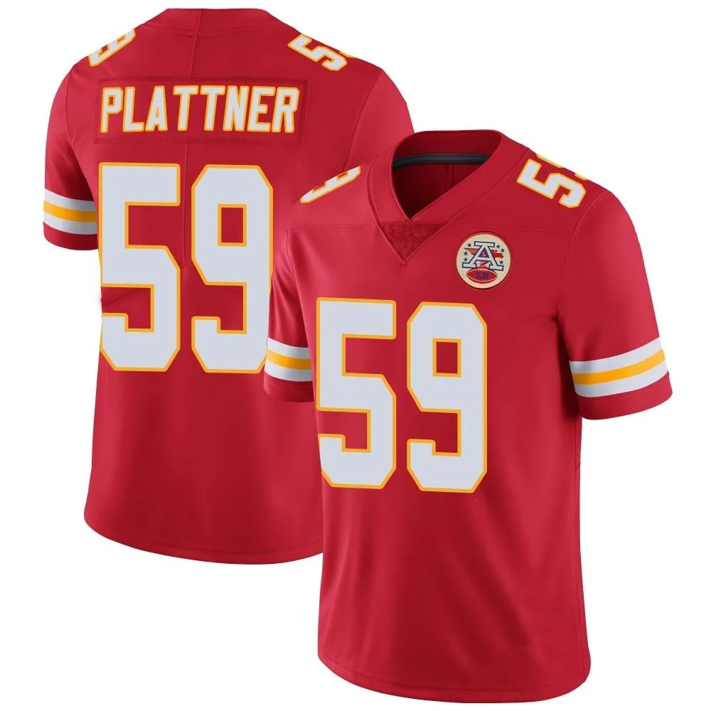 Men's Kansas City Chiefs Randen Plattner Nike Team Color Vapor Untouchable Limited Red Jersey Men's Kansas City Chiefs Randen Plattner Nike Team Color Vapor Untouchable Limited Red Jersey