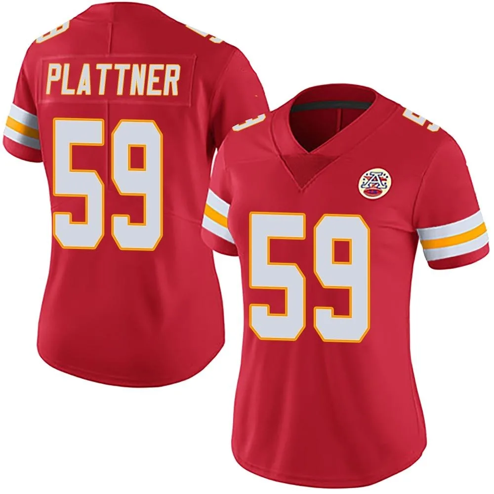 Women's Kansas City Chiefs Randen Plattner Nike Team Color Vapor Untouchable Limited Red Jersey Women's Kansas City Chiefs Randen Plattner Nike Team Color Vapor Untouchable Limited Red Jersey