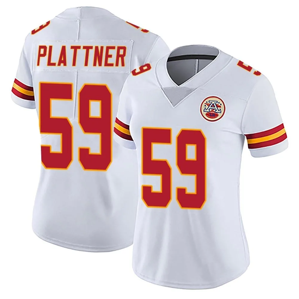 Women's Kansas City Chiefs Randen Plattner Nike Vapor Untouchable Limited White Jersey Women's Kansas City Chiefs Randen Plattner Nike Vapor Untouchable Limited White Jersey