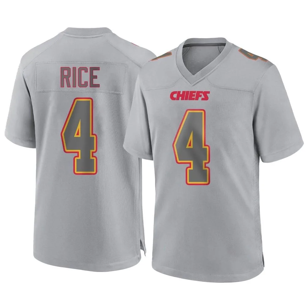 Youth Kansas City Chiefs Rashee Rice Nike Atmosphere Fashion Game Gray Jersey Youth Kansas City Chiefs Rashee Rice Nike Atmosphere Fashion Game Gray Jersey