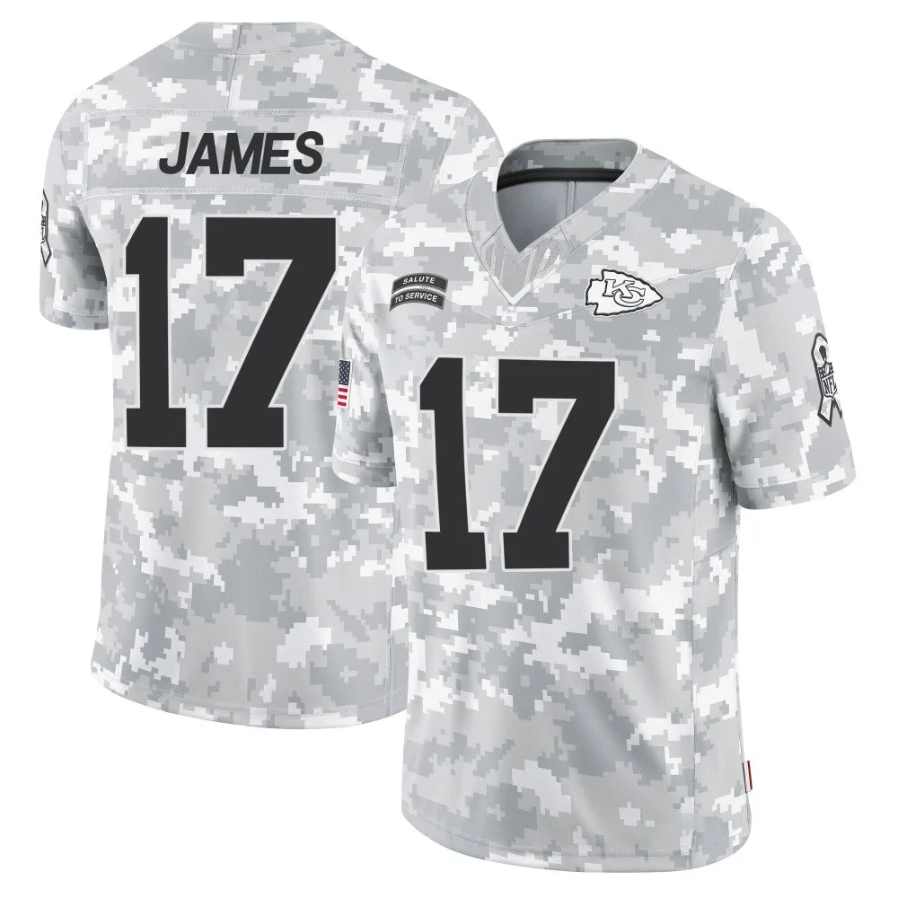 Youth Kansas City Chiefs Richie James Nike 2024 Salute to Service Limited Arctic Camo Jersey Youth Kansas City Chiefs Richie James Nike 2024 Salute to Service Limited Arctic Camo Jersey