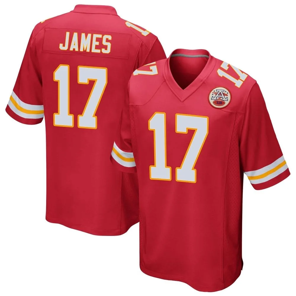 Youth Kansas City Chiefs Richie James Nike Team Color Game Red Jersey Youth Kansas City Chiefs Richie James Nike Team Color Game Red Jersey