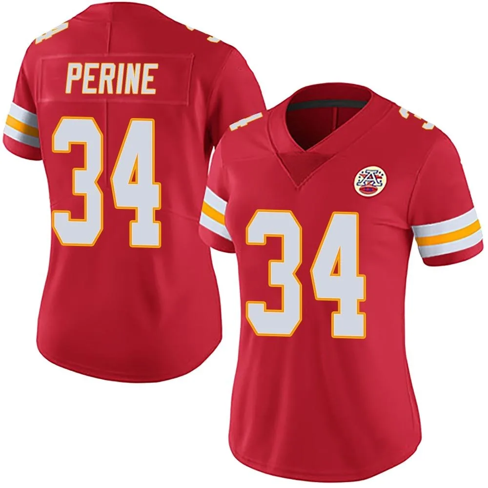 Women's Kansas City Chiefs Samaje Perine Nike Team Color Vapor Untouchable Limited Red Jersey Women's Kansas City Chiefs Samaje Perine Nike Team Color Vapor Untouchable Limited Red Jersey