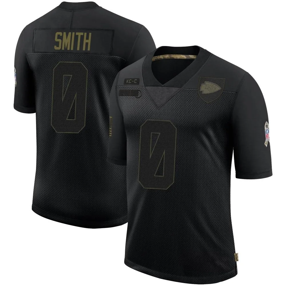 Men's Kansas City Chiefs Shi Smith Nike 2020 Salute To Service Limited Black Jersey Men's Kansas City Chiefs Shi Smith Nike 2020 Salute To Service Limited Black Jersey