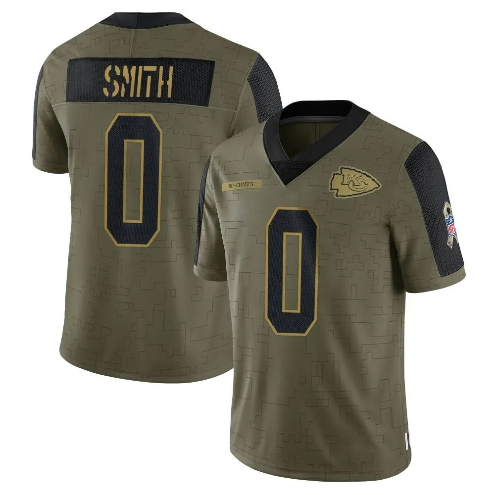 Men's Kansas City Chiefs Shi Smith Nike 2021 Salute To Service Limited Olive Jersey Men's Kansas City Chiefs Shi Smith Nike 2021 Salute To Service Limited Olive Jersey