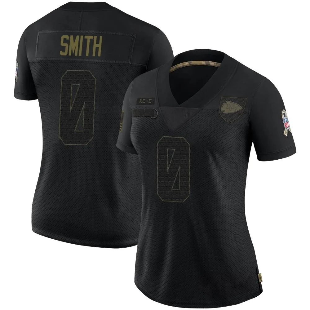 Women's Kansas City Chiefs Shi Smith Nike 2020 Salute To Service Limited Black Jersey Women's Kansas City Chiefs Shi Smith Nike 2020 Salute To Service Limited Black Jersey