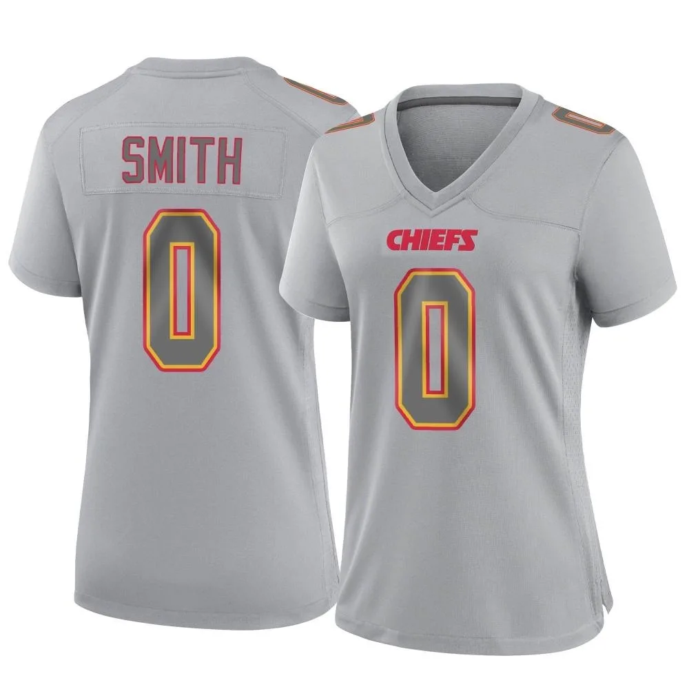 Women's Kansas City Chiefs Shi Smith Nike Atmosphere Fashion Game Gray Jersey Women's Kansas City Chiefs Shi Smith Nike Atmosphere Fashion Game Gray Jersey