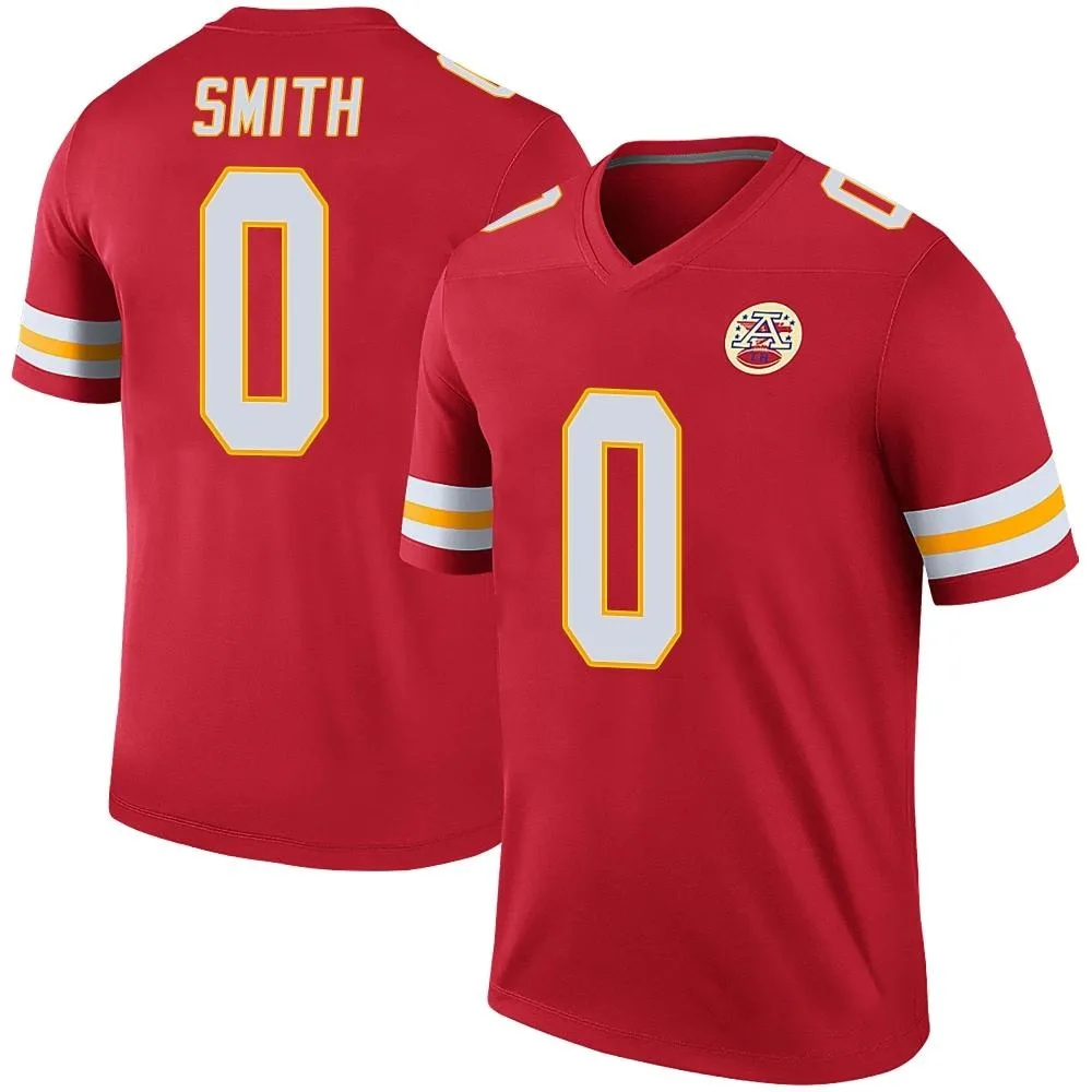 Youth Kansas City Chiefs Shi Smith Nike Color Rush Legend Red Jersey Youth Kansas City Chiefs Shi Smith Nike Color Rush Legend Red Jersey