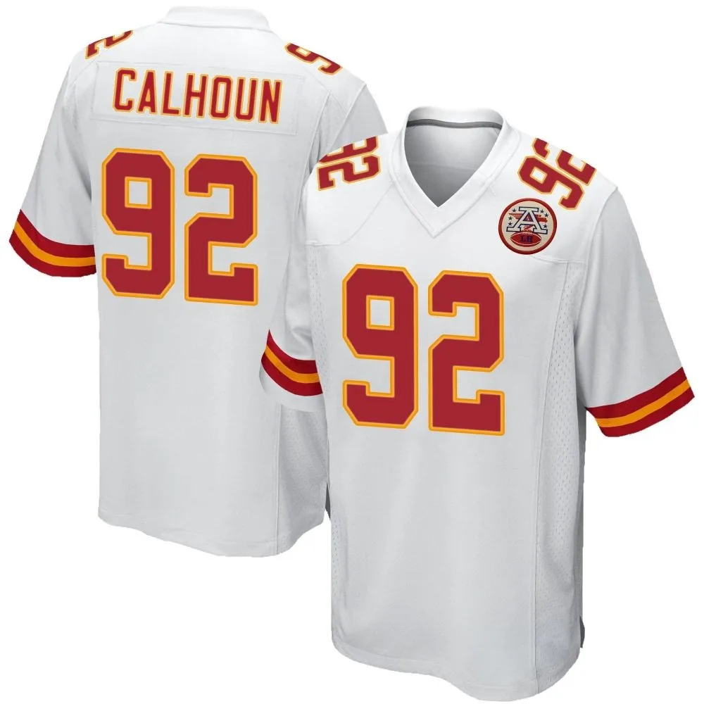 Youth Kansas City Chiefs Shilique Calhoun Nike Game White Jersey Youth Kansas City Chiefs Shilique Calhoun Nike Game White Jersey
