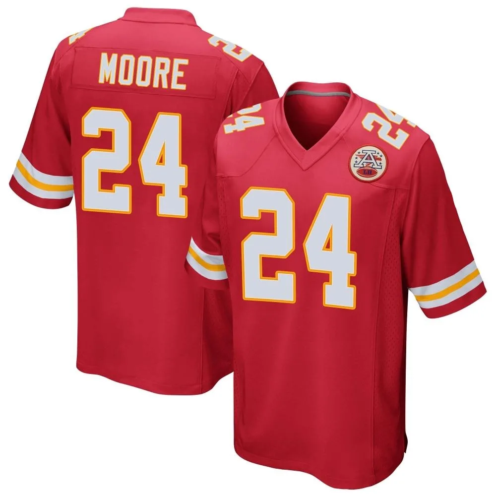 Men's Kansas City Chiefs Skyy Moore Nike Team Color Game Red Jersey Men's Kansas City Chiefs Skyy Moore Nike Team Color Game Red Jersey