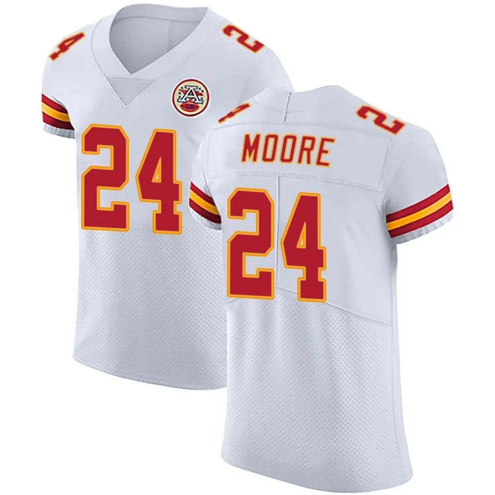Men's Kansas City Chiefs Skyy Moore Nike Vapor Untouchable Elite White Jersey Men's Kansas City Chiefs Skyy Moore Nike Vapor Untouchable Elite White Jersey