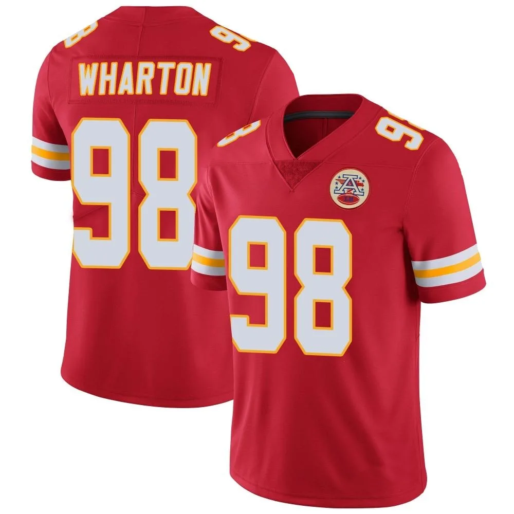 Men's Kansas City Chiefs Tershawn Wharton Nike Team Color Vapor Untouchable Limited Red Jersey Men's Kansas City Chiefs Tershawn Wharton Nike Team Color Vapor Untouchable Limited Red Jersey