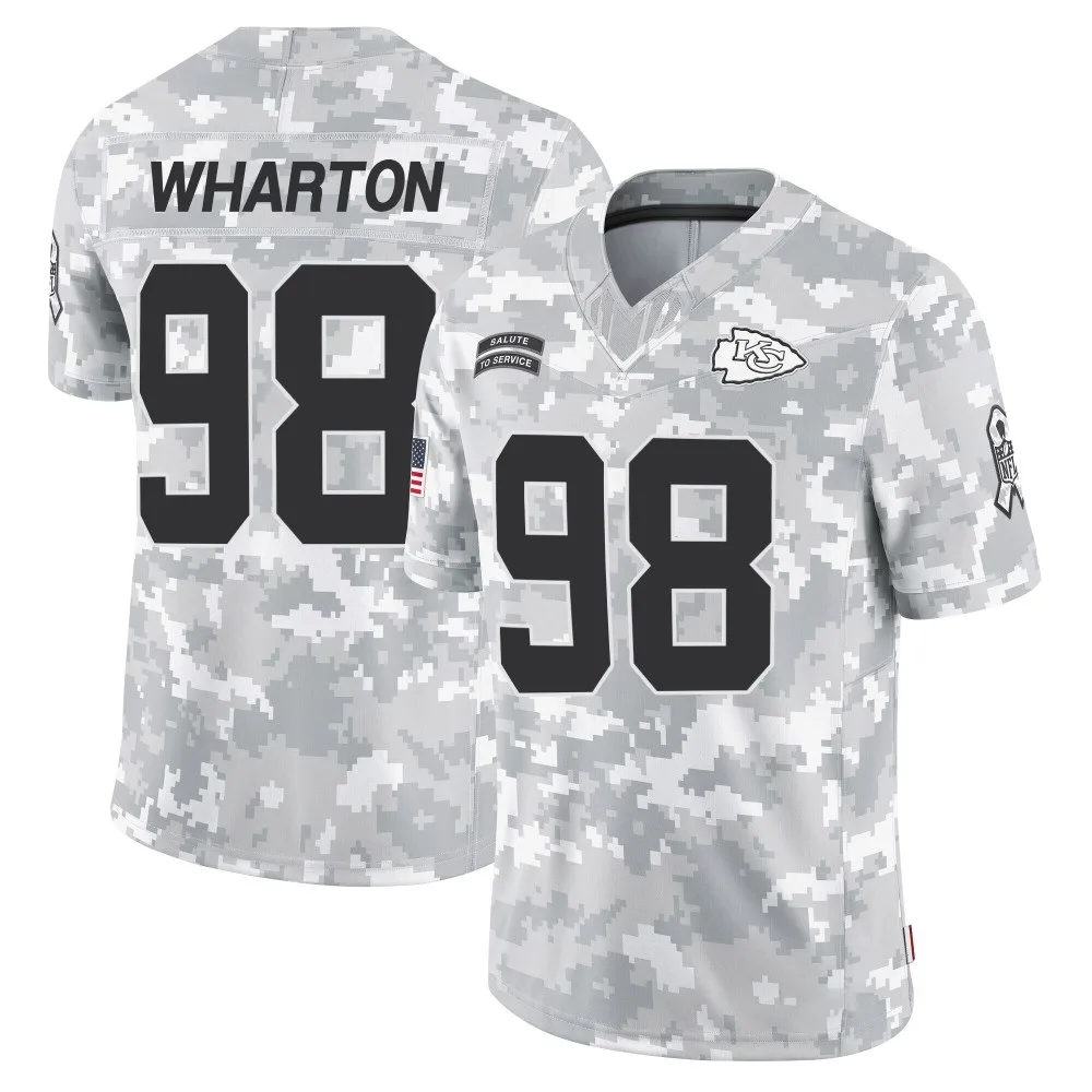 Youth Kansas City Chiefs Tershawn Wharton Nike 2024 Salute to Service Limited Arctic Camo Jersey Youth Kansas City Chiefs Tershawn Wharton Nike 2024 Salute to Service Limited Arctic Camo Jersey