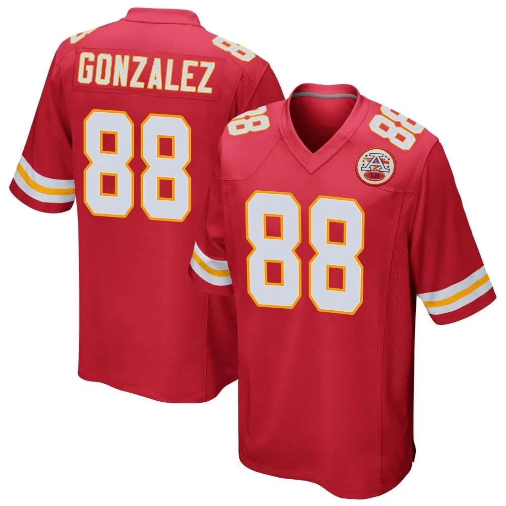 Men's Kansas City Chiefs Tony Gonzalez Nike Team Color Game Red Jersey Men's Kansas City Chiefs Tony Gonzalez Nike Team Color Game Red Jersey