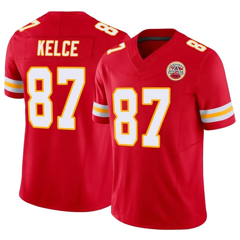 Men's Kansas City Chiefs Travis Kelce Nike Vapor F.U.S.E. Limited Red Jersey Men's Kansas City Chiefs Travis Kelce Nike Vapor F.U.S.E. Limited Red Jersey