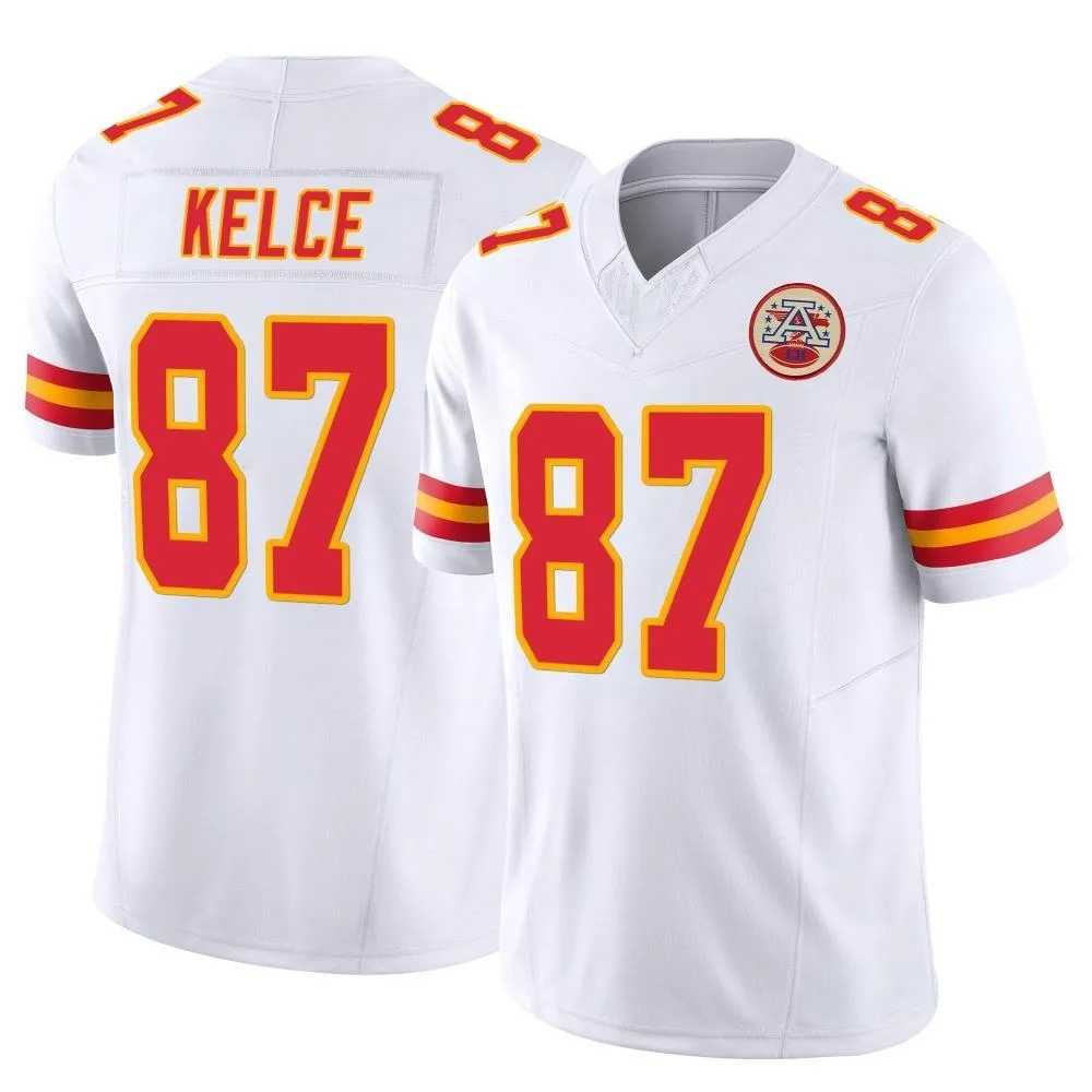 Men's Kansas City Chiefs Travis Kelce Nike Vapor F.U.S.E. Limited White Jersey Men's Kansas City Chiefs Travis Kelce Nike Vapor F.U.S.E. Limited White Jersey