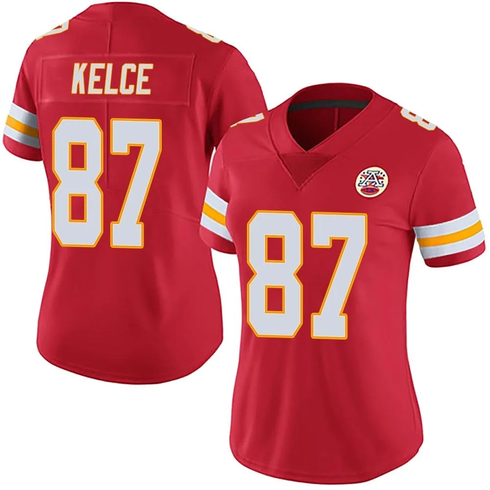 Women's Kansas City Chiefs Travis Kelce Nike Team Color Vapor Untouchable Limited Red Jersey Women's Kansas City Chiefs Travis Kelce Nike Team Color Vapor Untouchable Limited Red Jersey