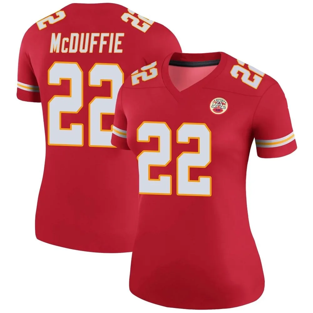 Women's Kansas City Chiefs Trent Mcduffie Nike Color Rush Legend Red Jersey Women's Kansas City Chiefs Trent Mcduffie Nike Color Rush Legend Red Jersey