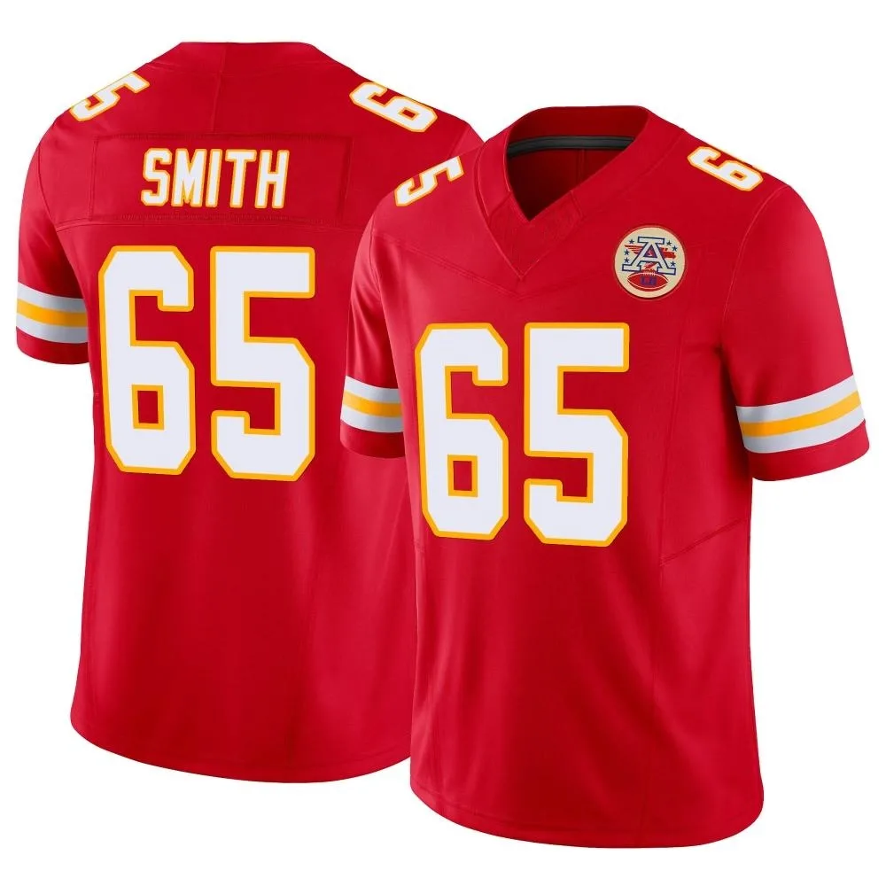 Men's Kansas City Chiefs Trey Smith Nike Vapor F.U.S.E. Limited Red Jersey Men's Kansas City Chiefs Trey Smith Nike Vapor F.U.S.E. Limited Red Jersey