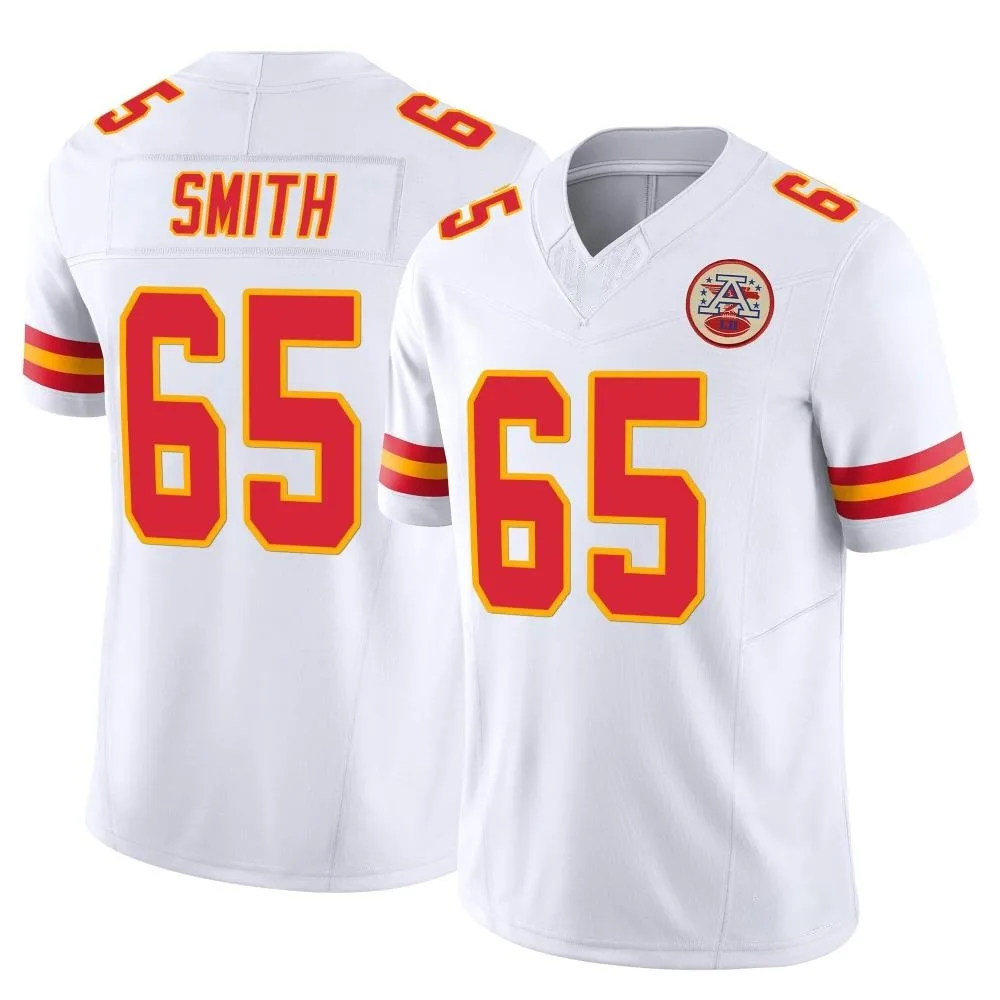 Men's Kansas City Chiefs Trey Smith Nike Vapor F.U.S.E. Limited White Jersey Men's Kansas City Chiefs Trey Smith Nike Vapor F.U.S.E. Limited White Jersey