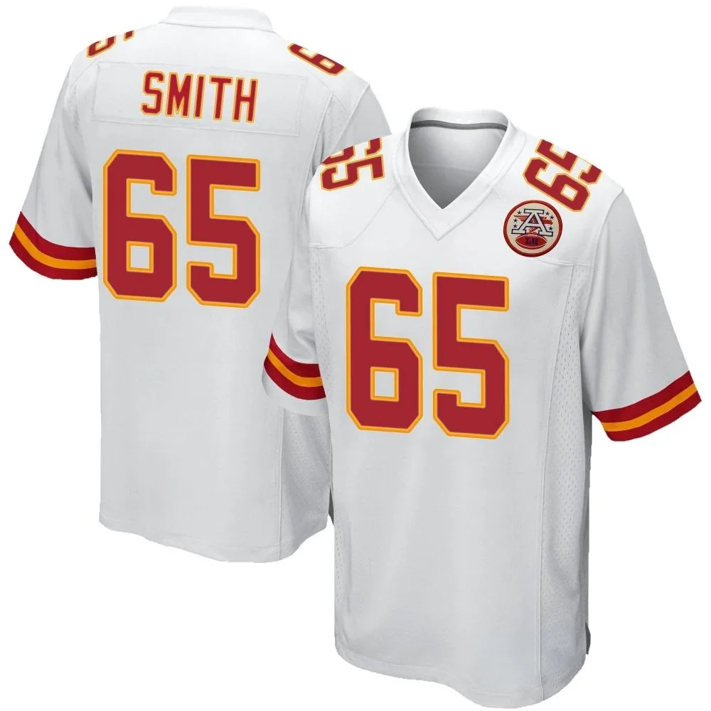 Youth Kansas City Chiefs Trey Smith Nike Game White Jersey Youth Kansas City Chiefs Trey Smith Nike Game White Jersey