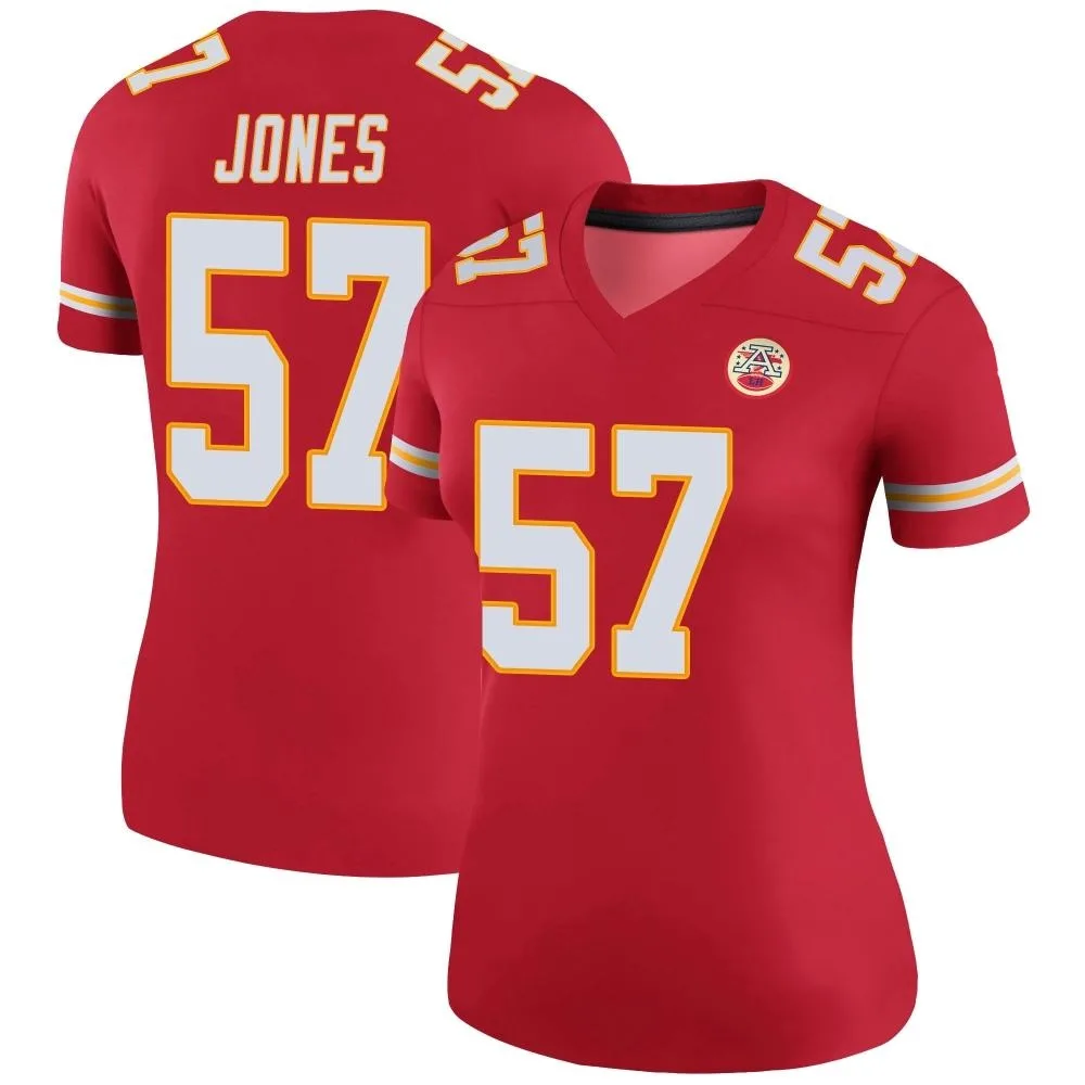 Women's Kansas City Chiefs Truman Jones Nike Color Rush Legend Red Jersey Women's Kansas City Chiefs Truman Jones Nike Color Rush Legend Red Jersey